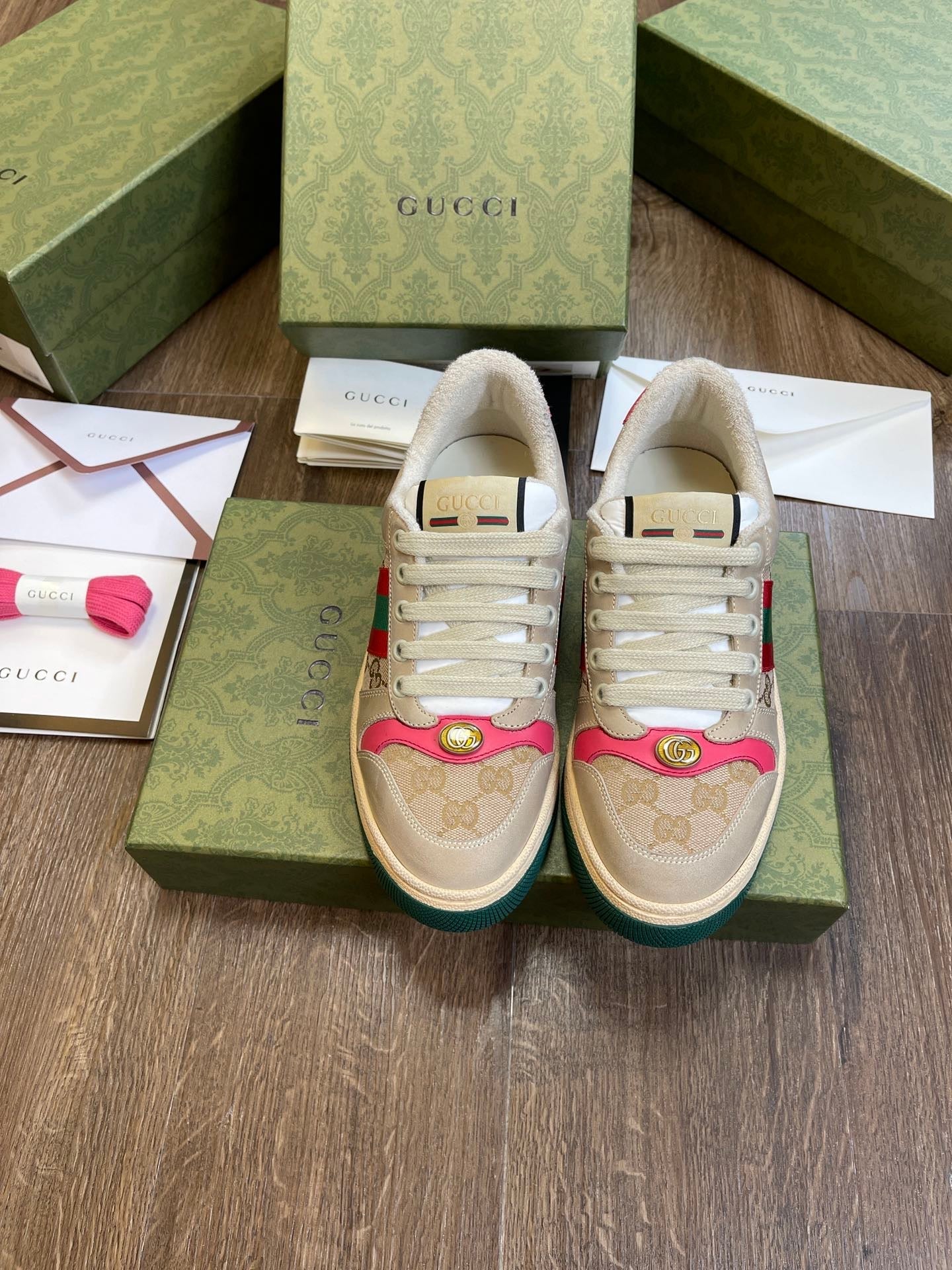 Gucci Screener Butter Leather.