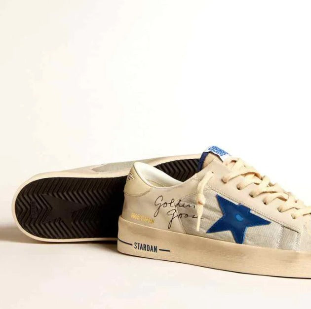 Golden Goose Ball Stardan Cream Blue.
