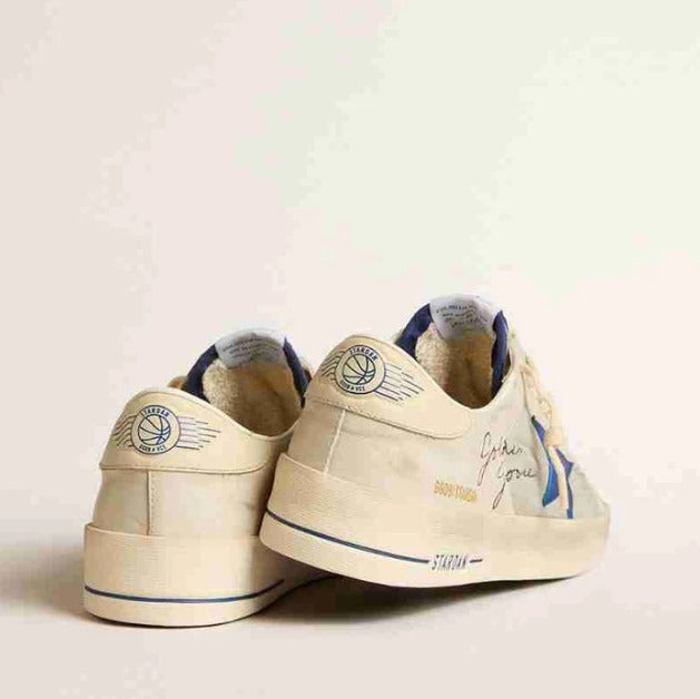 Golden Goose Ball Stardan Cream Blue.