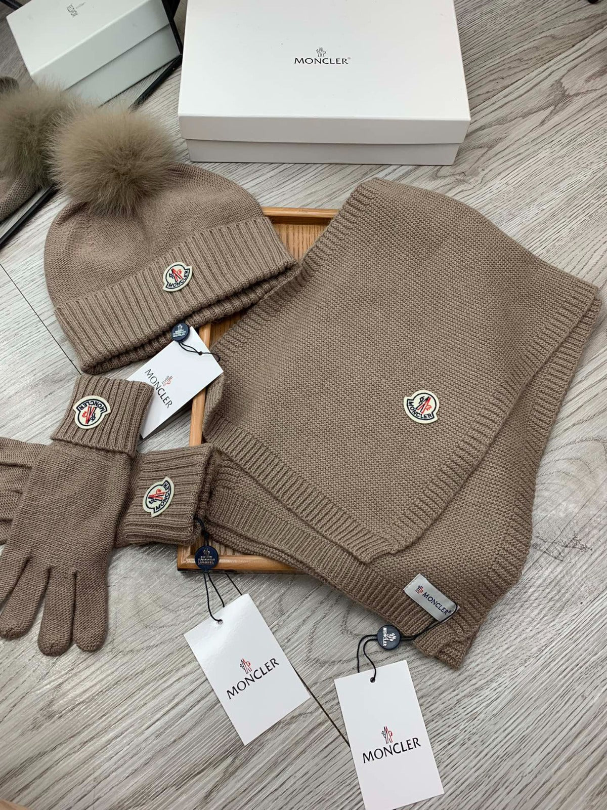 conjunto de inverno moncler