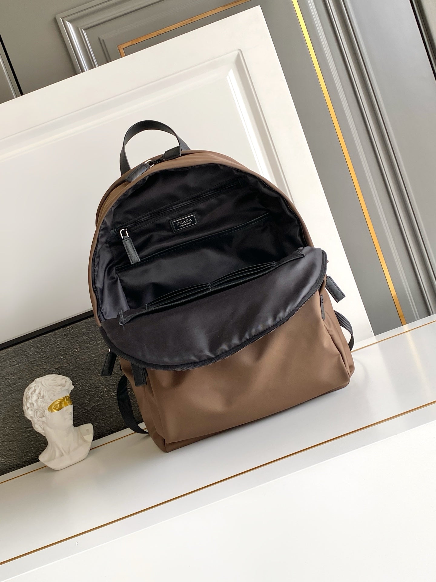 Mochila Urban Luxury Re-Nylon & Couro