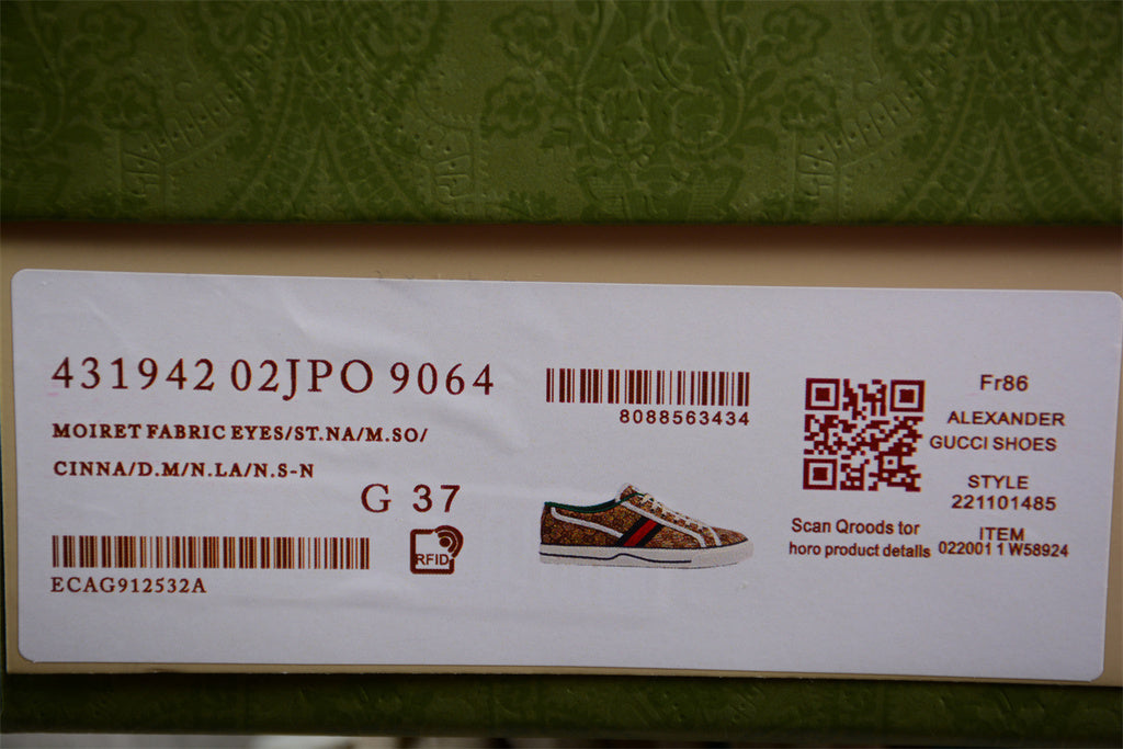 Gucci Tênis 1977 Tela GG.