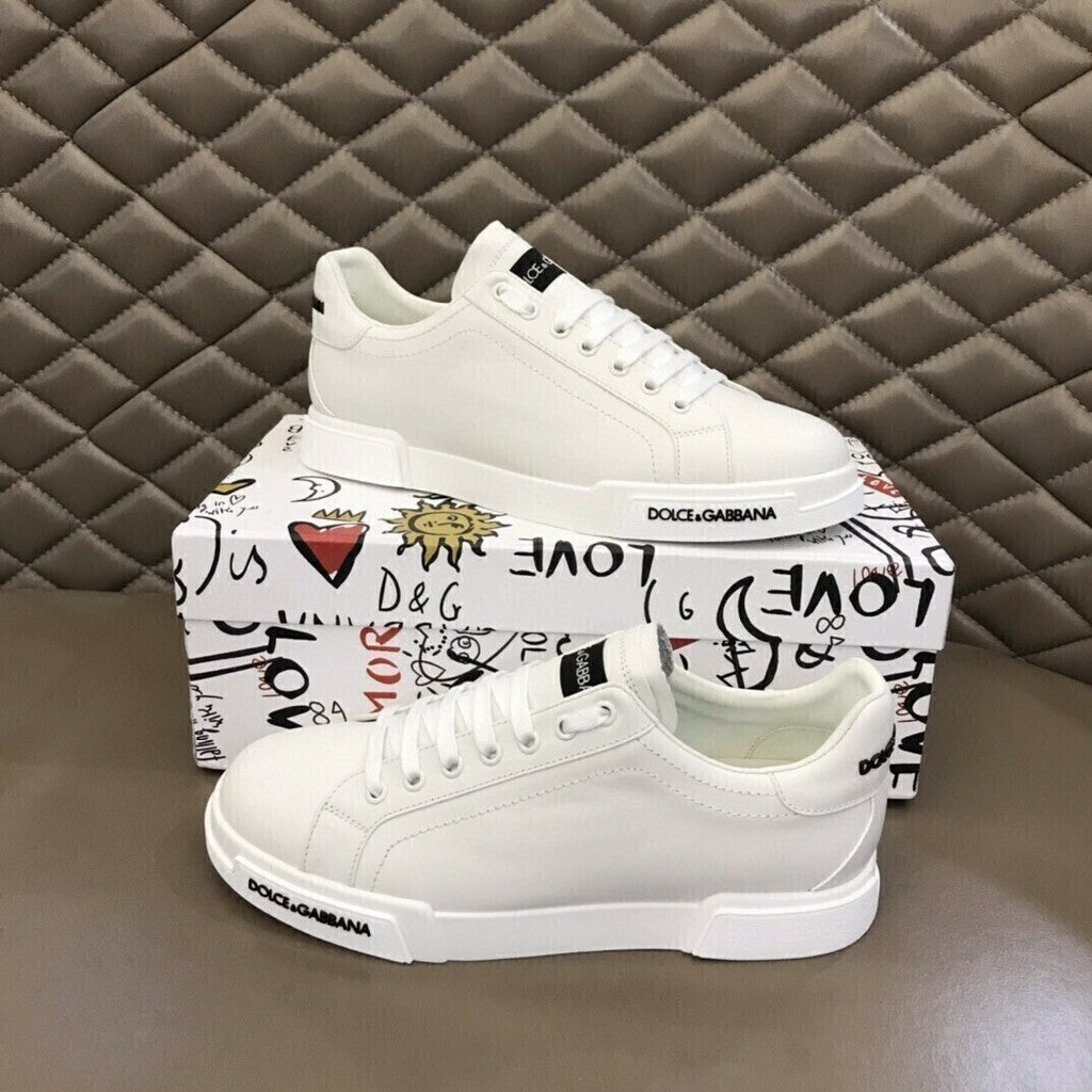 Dolce & Gabbana Logo Sneaker Branco.
