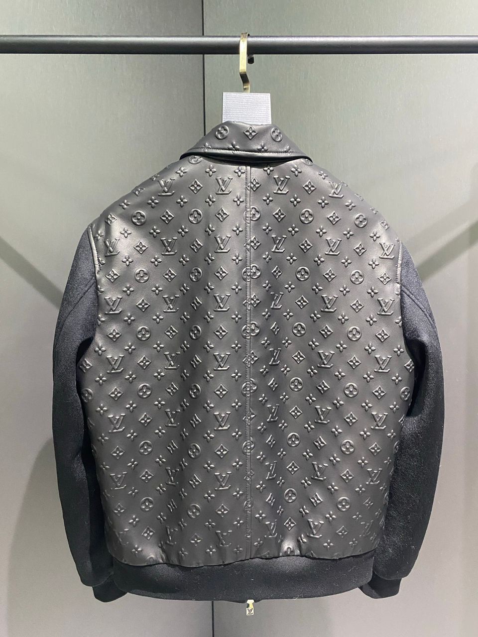 Jaqueta De Couro Louis Vuitton