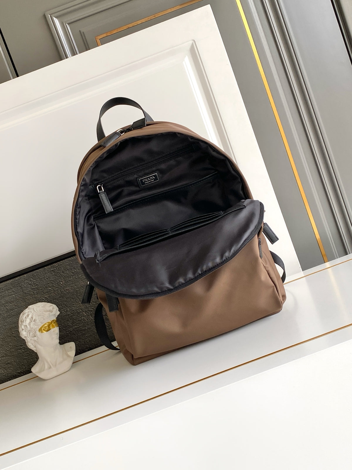 Mochila Urban Luxury Re-Nylon & Couro