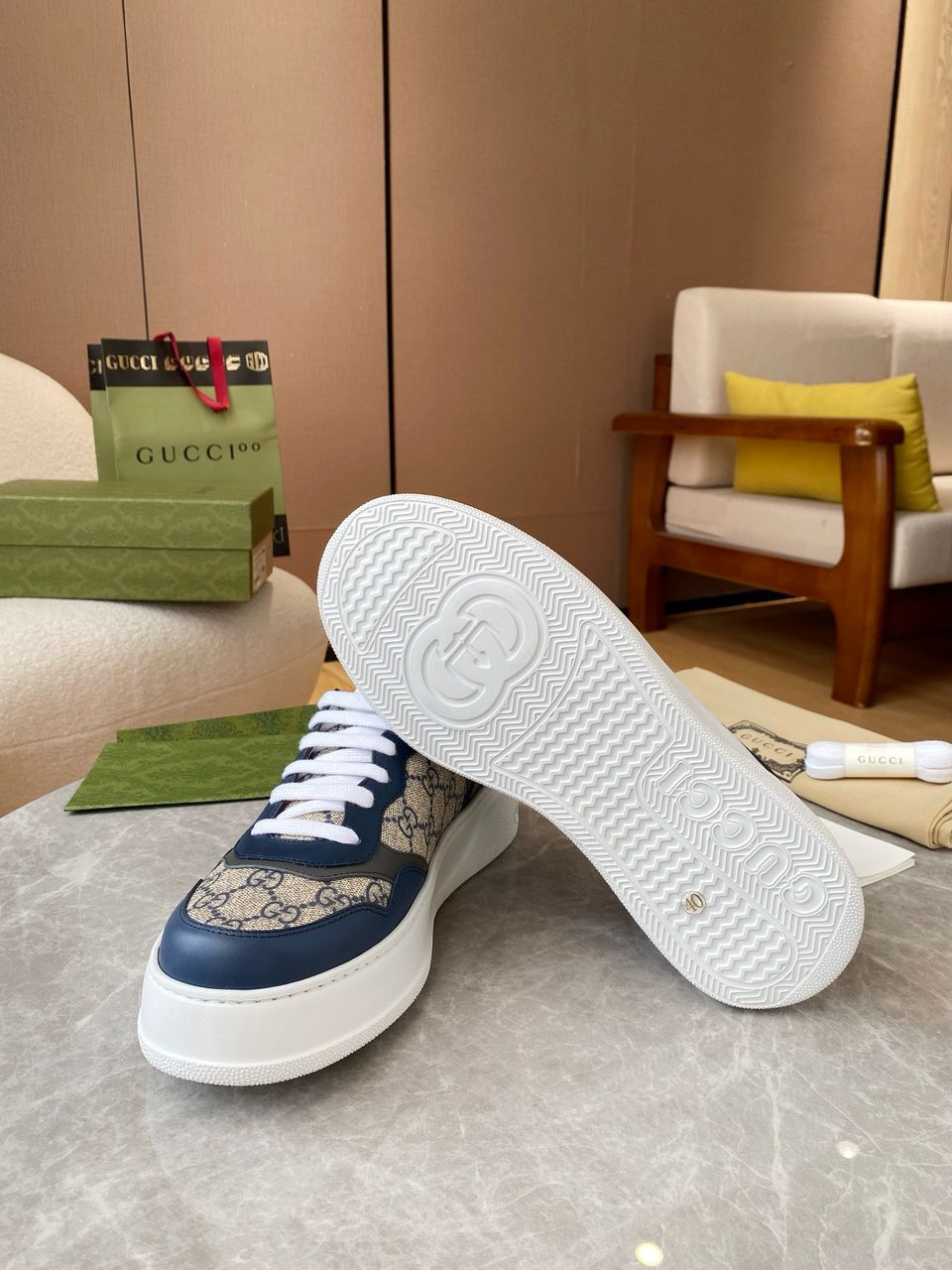 Gucci GG Sneaker Blue White